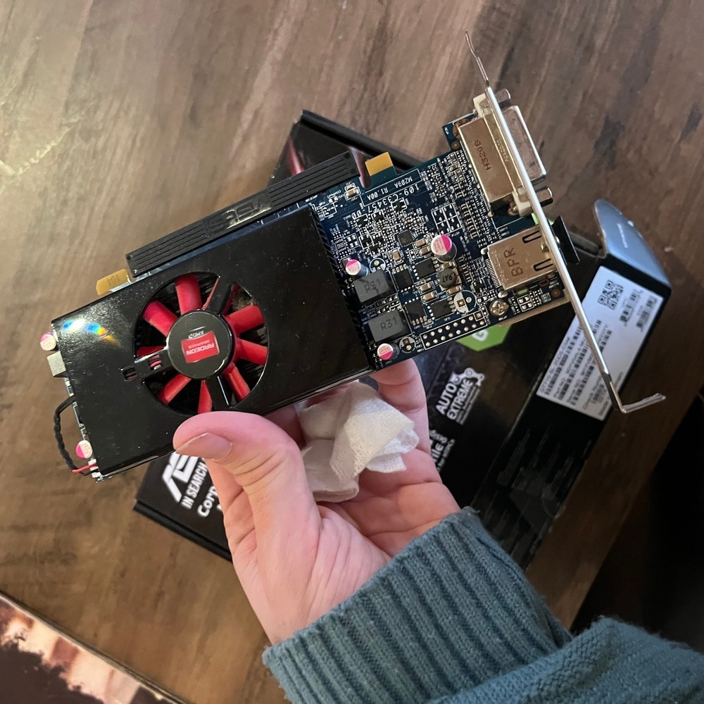 ASUS AMD Radeon Graphics Card Untested Single Fan Blue PCB 109-C33457-00 - Picture 5 of 10
